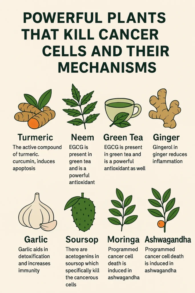 powerful plants that kill cancer cells